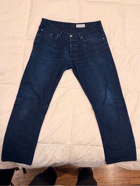 Gustin Men's Dark Indigo Straight Jeans
